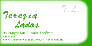terezia lados business card